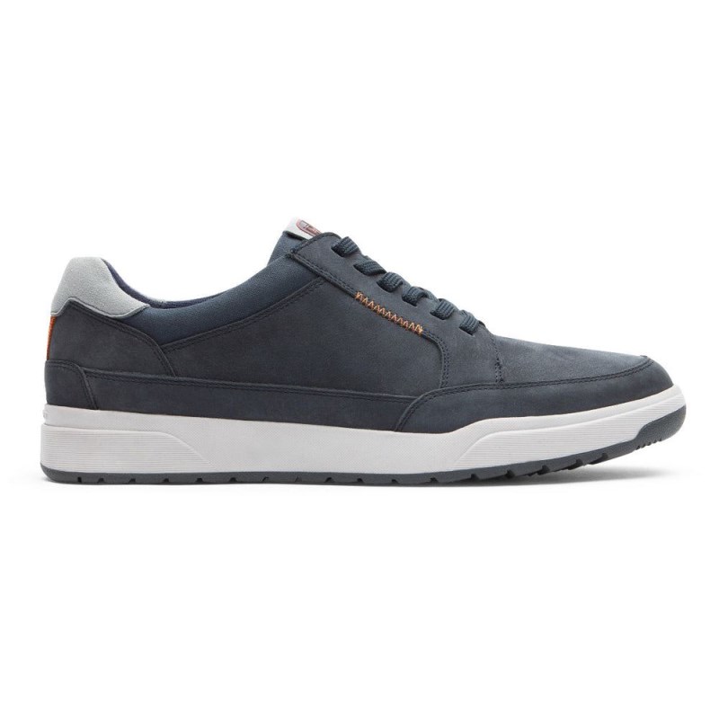 Men Rockport Bronson Lace to Toe Sneakers Navy USA | UG6-38053