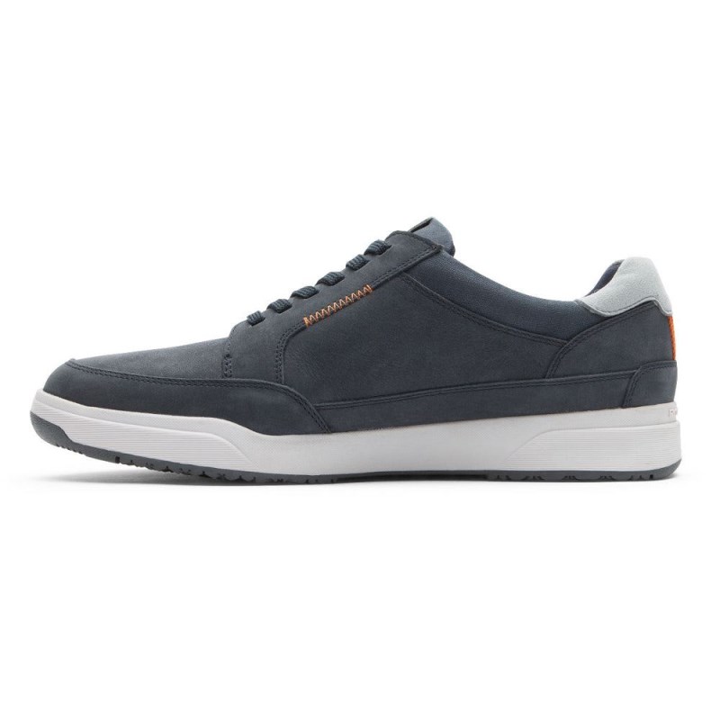 Men Rockport Bronson Lace to Toe Sneakers Navy USA | UG6-38053