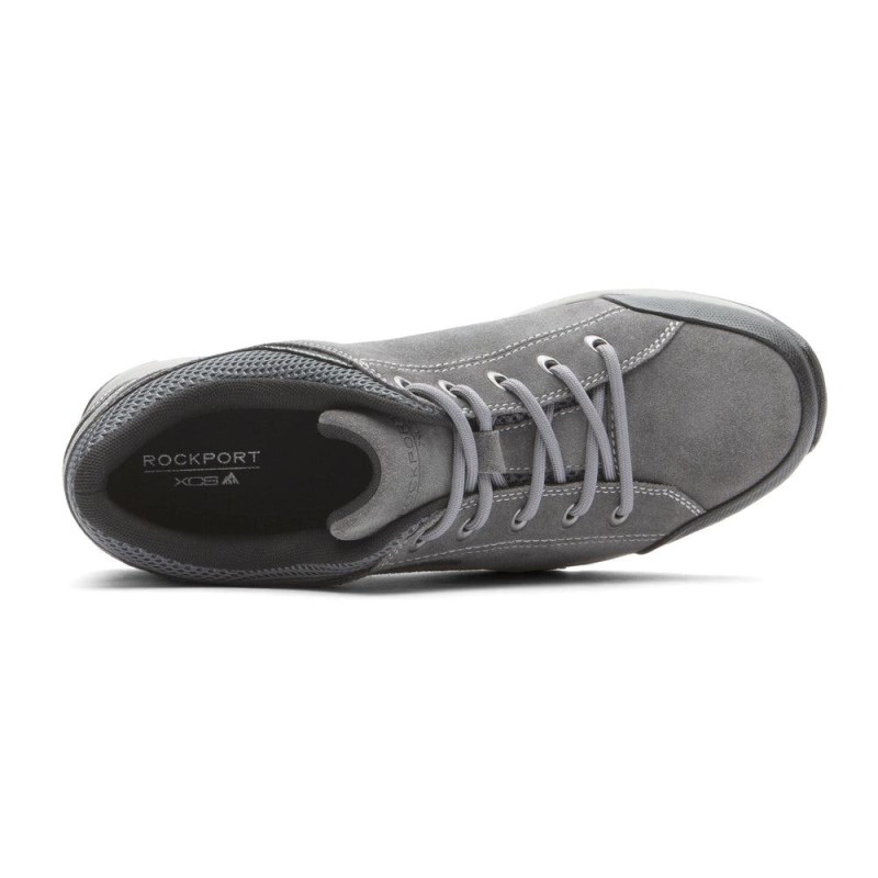 Men Rockport Chranson Lace-Up Loafers Grey USA | HH8-96859