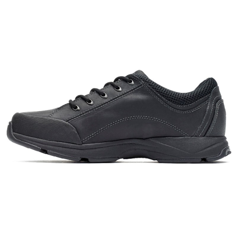 Men Rockport Chranson Lace-Up Walking Shoes Black USA | EA2-42354