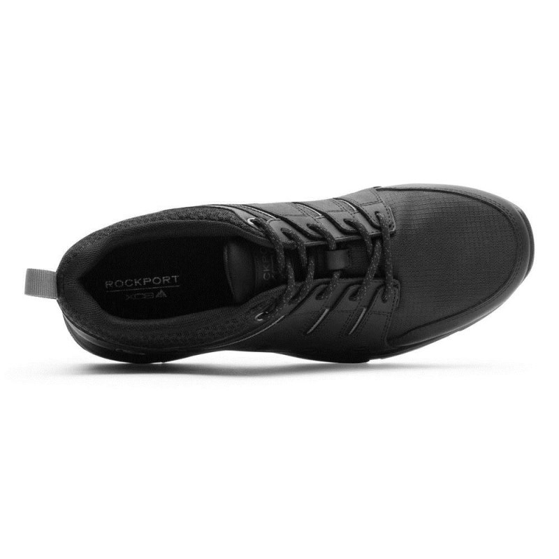 Men Rockport Chranson Sport Trekker Sneakers Black USA | GX4-14311