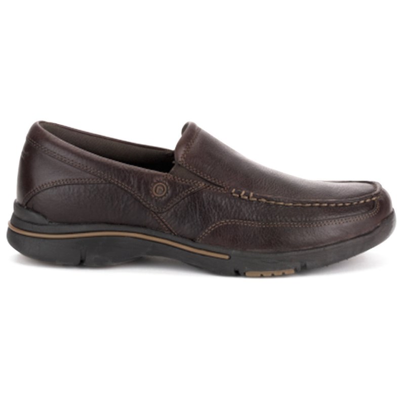 Men Rockport City Play Eberdon Casual Shoes Dark Brown USA | EL6-45154