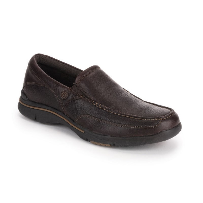 Men Rockport City Play Eberdon Casual Shoes Dark Brown USA | EL6-45154