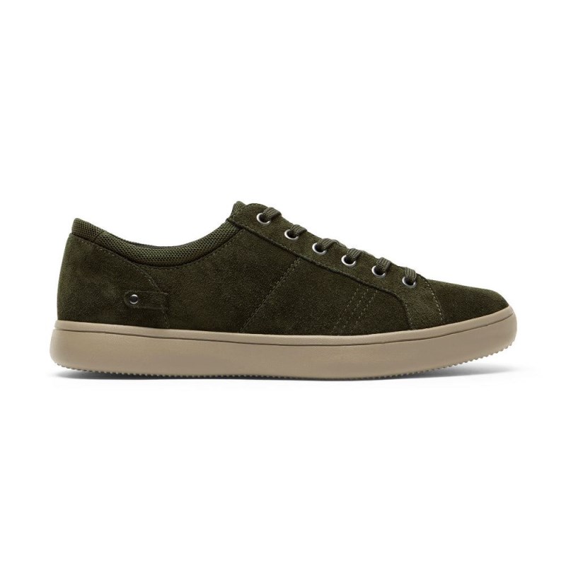 Men Rockport Colle Tie Sneakers Olive USA | FO4-94129