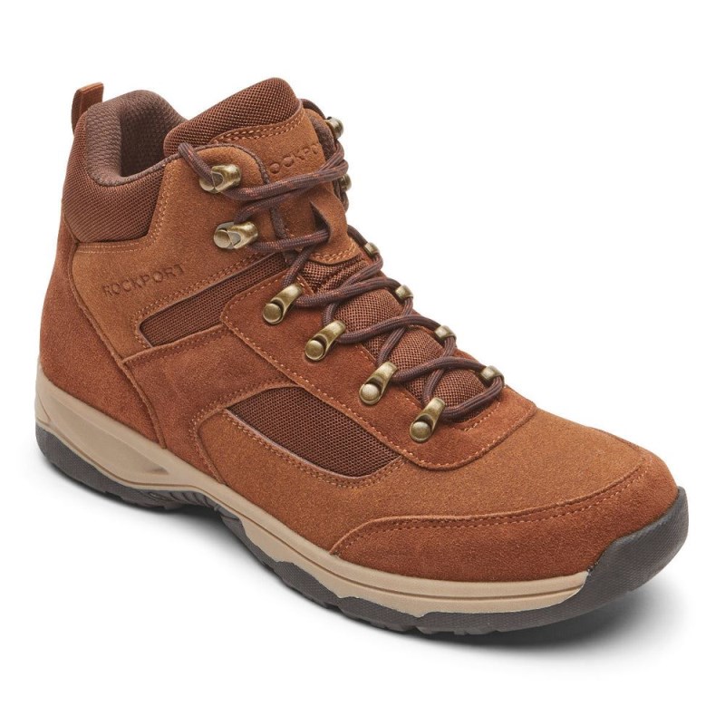 Men Rockport Dickinson Hiker Hiking Boots Brown USA | CE7-67766