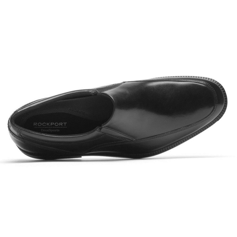 Men Rockport DresSports Office Slip-On Loafers Black USA | SO6-62606