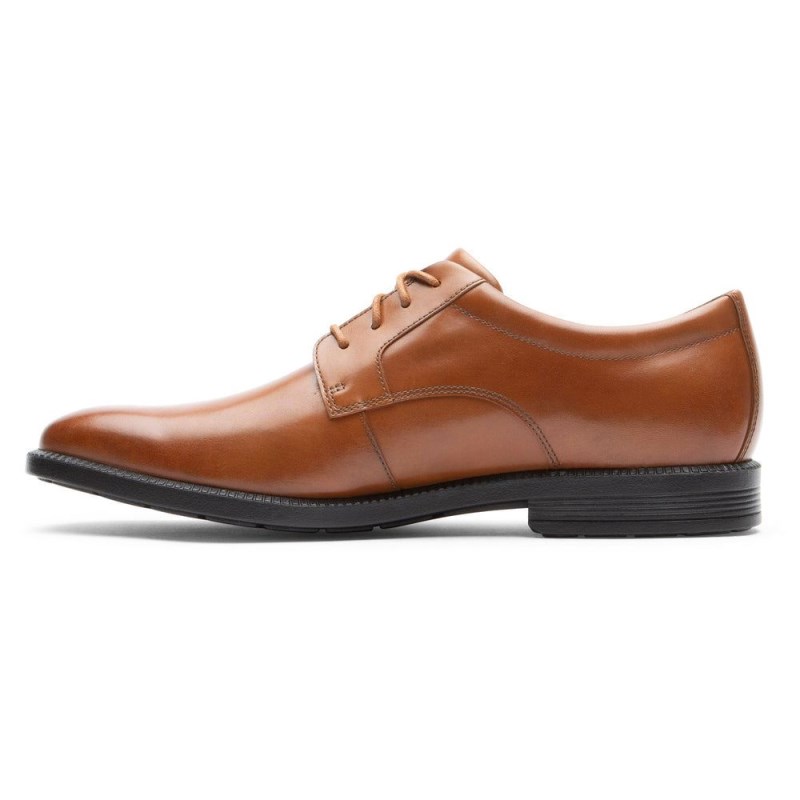 Men Rockport DresSports Premium Waterproof Oxford Shoes Brown USA | BD8-98679