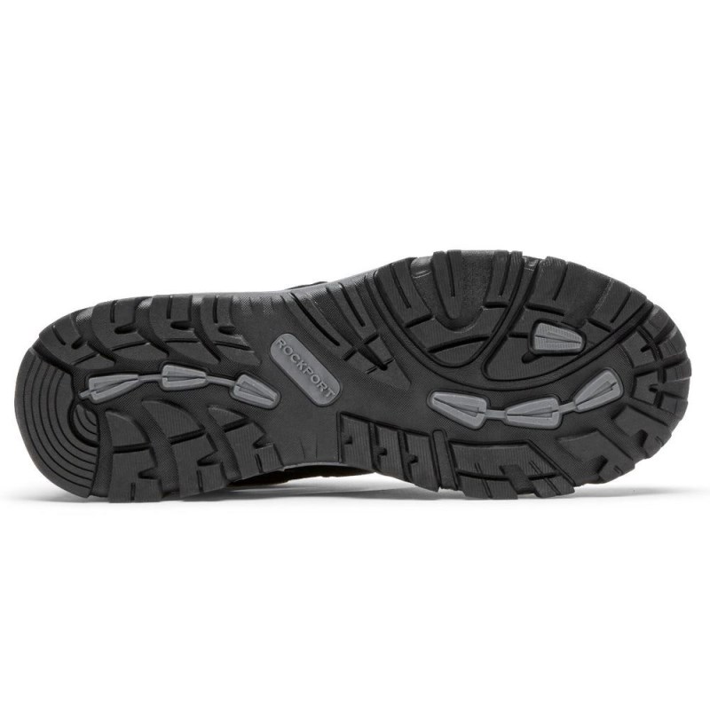 Men Rockport Faulkner Shandal Sandals Black USA | YU4-45644