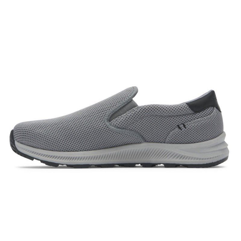 Men Rockport Fulton Slip-On Sneakers Grey USA | EW0-42554