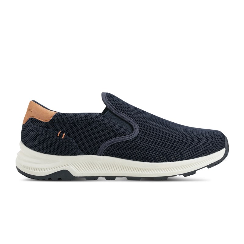 Men Rockport Fulton Slip-On Sneakers Navy USA | TO3-75317