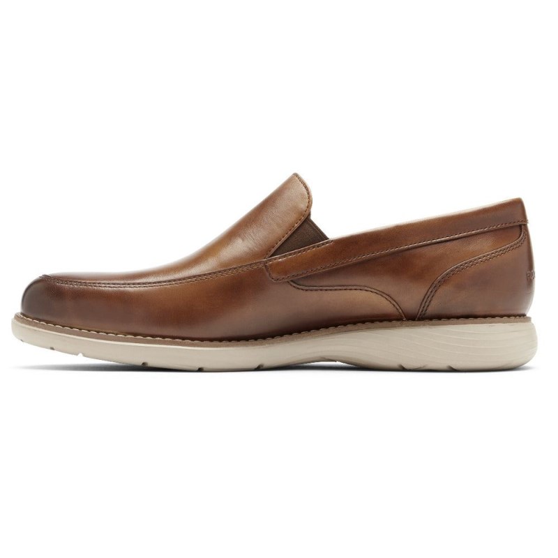 Men Rockport Garett Venetian Loafers Brown USA | UB4-48434