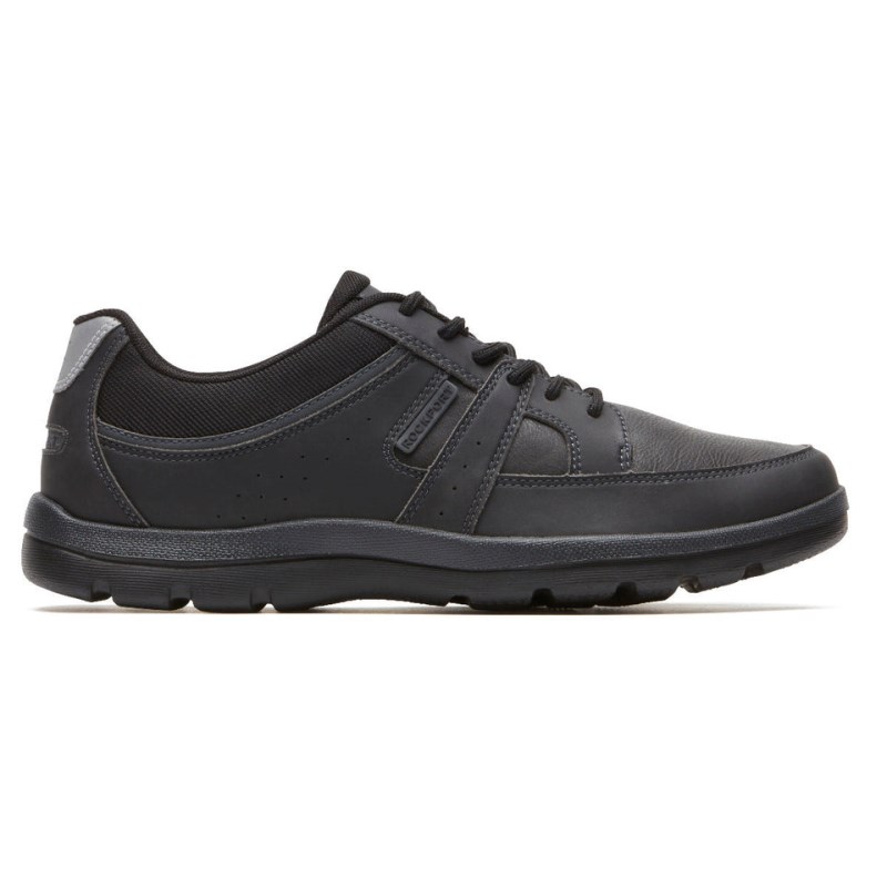 Men Rockport Get Your Kicks Blucher Casual Shoes Black USA | EN7-22582