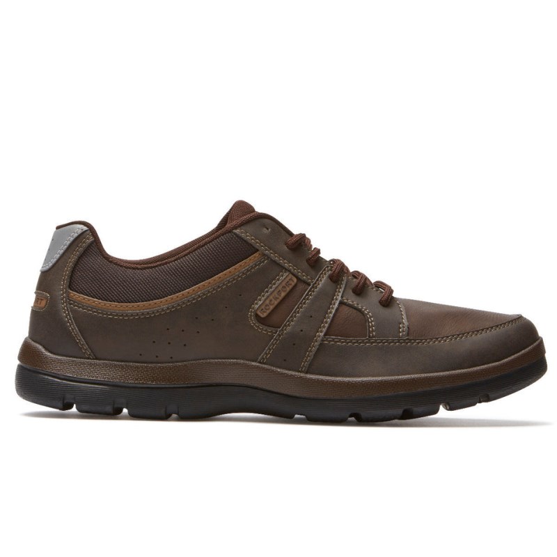 Men Rockport Get Your Kicks Blucher Casual Shoes Brown USA | CZ1-73527