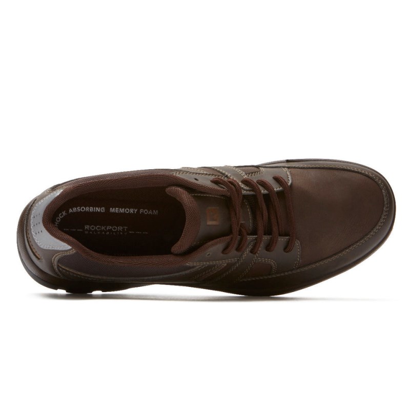 Men Rockport Get Your Kicks Blucher Casual Shoes Brown USA | CZ1-73527