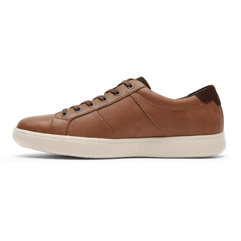 Men Rockport Jarvis Lace-to-Toe Sneakers Brown USA | PD4-93049