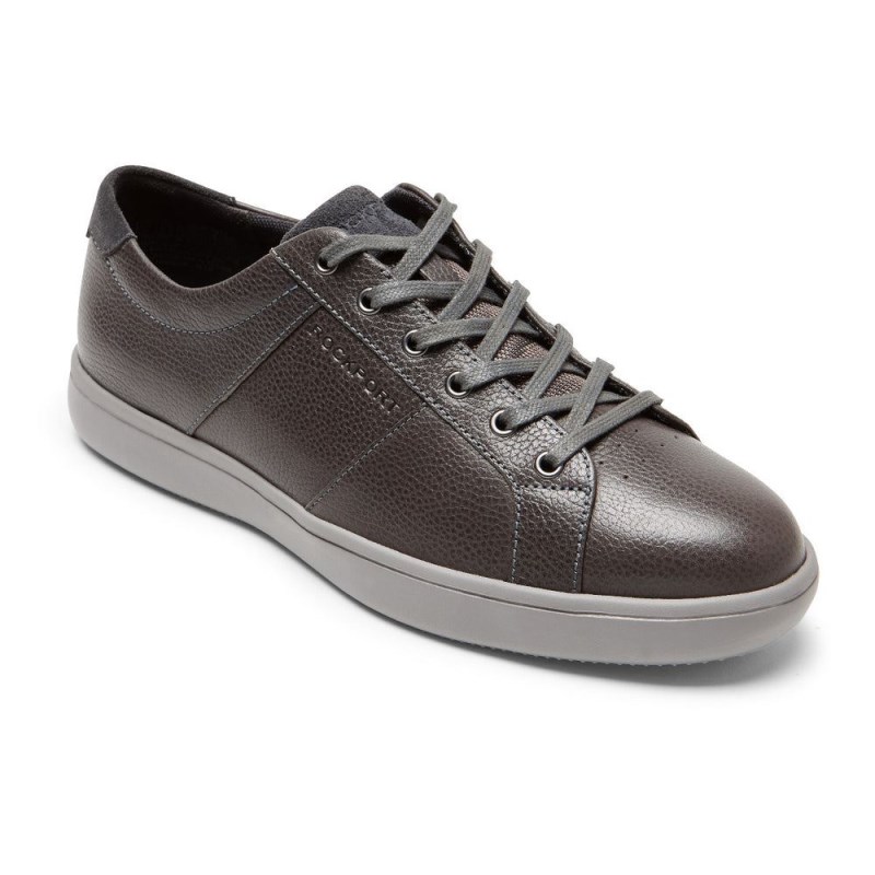 Men Rockport Jarvis Lace-to-Toe Sneakers Grey USA | KW8-22332