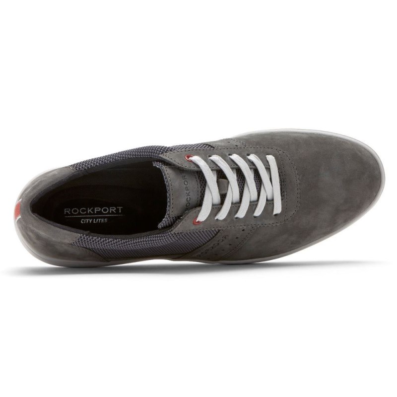 Men Rockport Jarvis Sneakers Grey USA | MQ8-62876