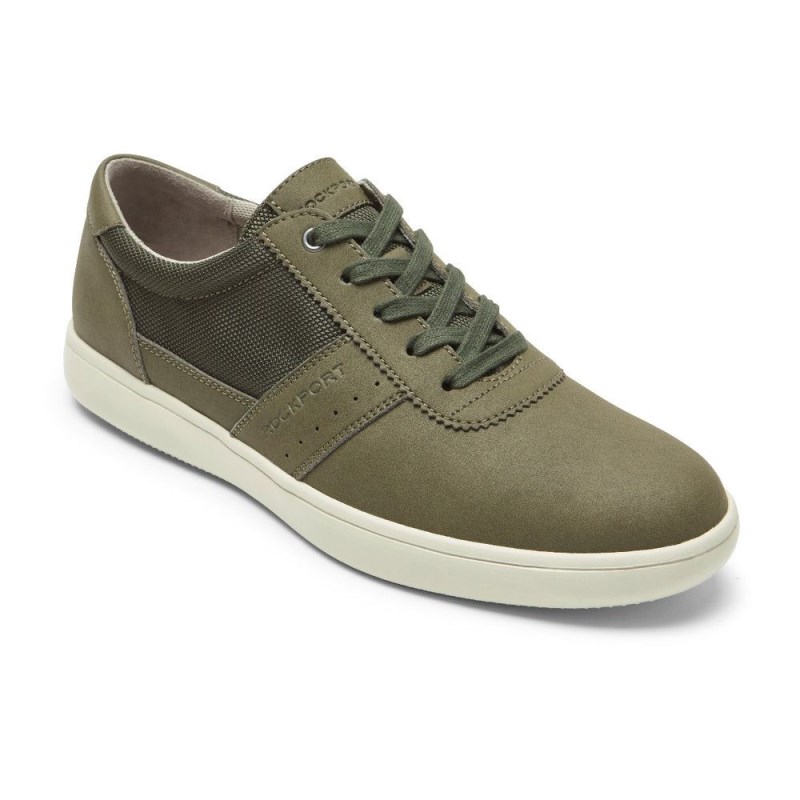 Men Rockport Jarvis Sneakers Olive USA | QQ0-00110