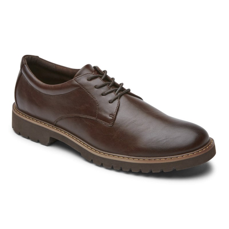 Men Rockport Kevan Oxford Shoes Brown USA | TW9-07070