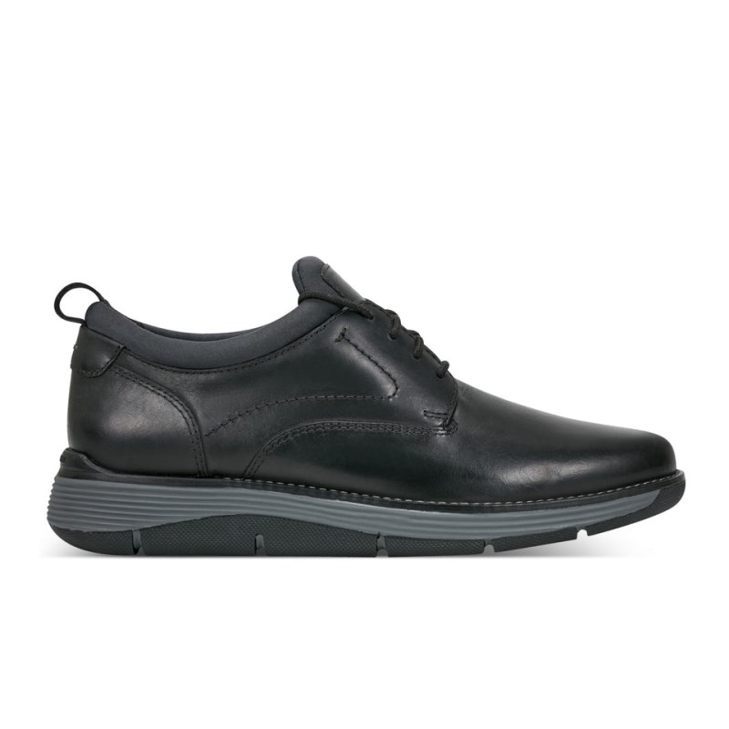 Men Rockport Lukah Lace-up Sneakers Black USA | HW7-55365