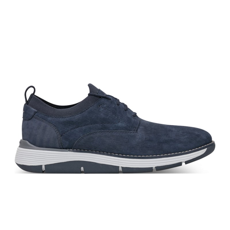 Men Rockport Lukah Lace-up Sneakers Dark Blue USA | DT3-68166