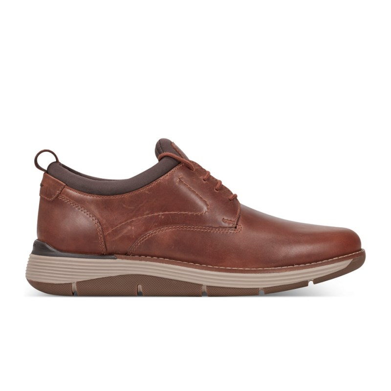 Men Rockport Lukah Lace-up Sneakers Dark Red USA | SW9-53605