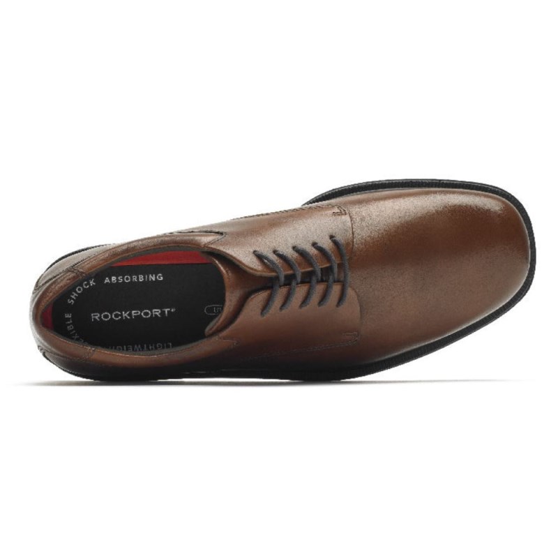 Men Rockport Margin Oxford Shoes Brown USA | BJ0-26452