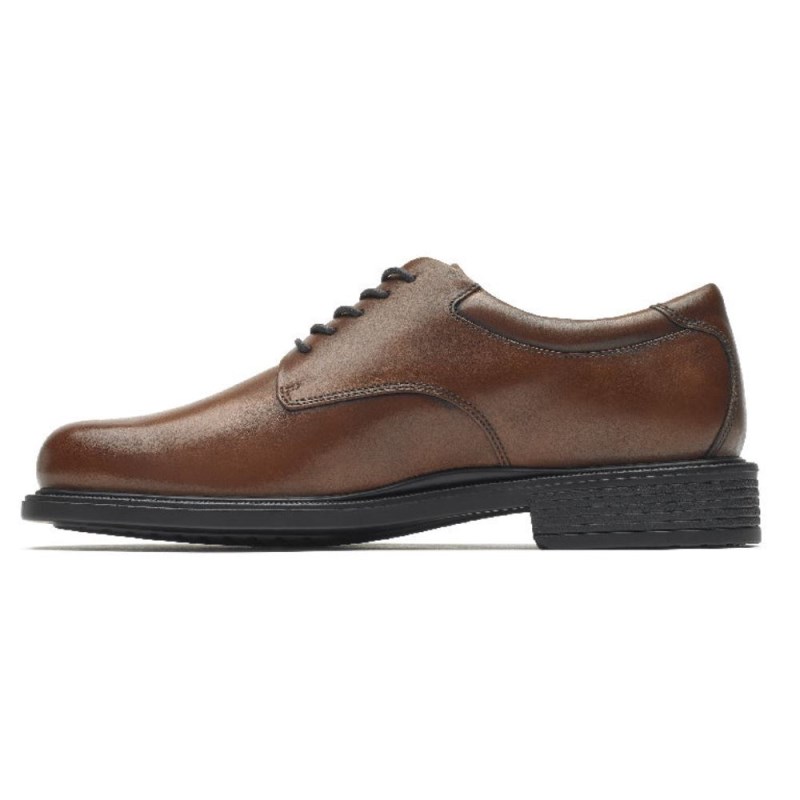 Men Rockport Margin Oxford Shoes Brown USA | BJ0-26452