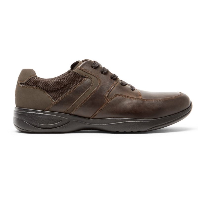 Men Rockport Metro Path Sneakers Dark Brown USA | LP4-09720