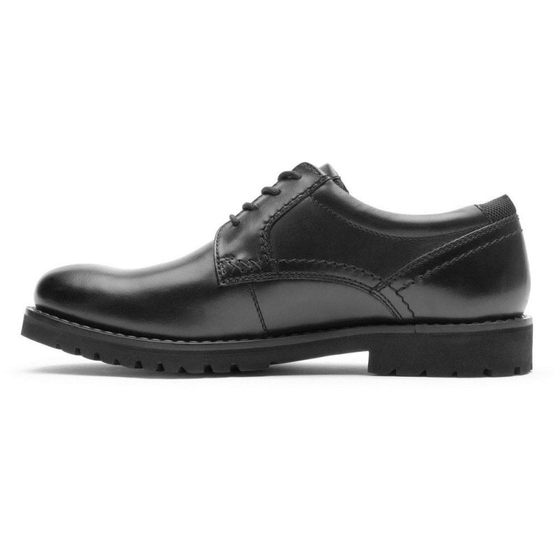 Men Rockport Mitchell Oxford Shoes Black USA | ZO0-58995