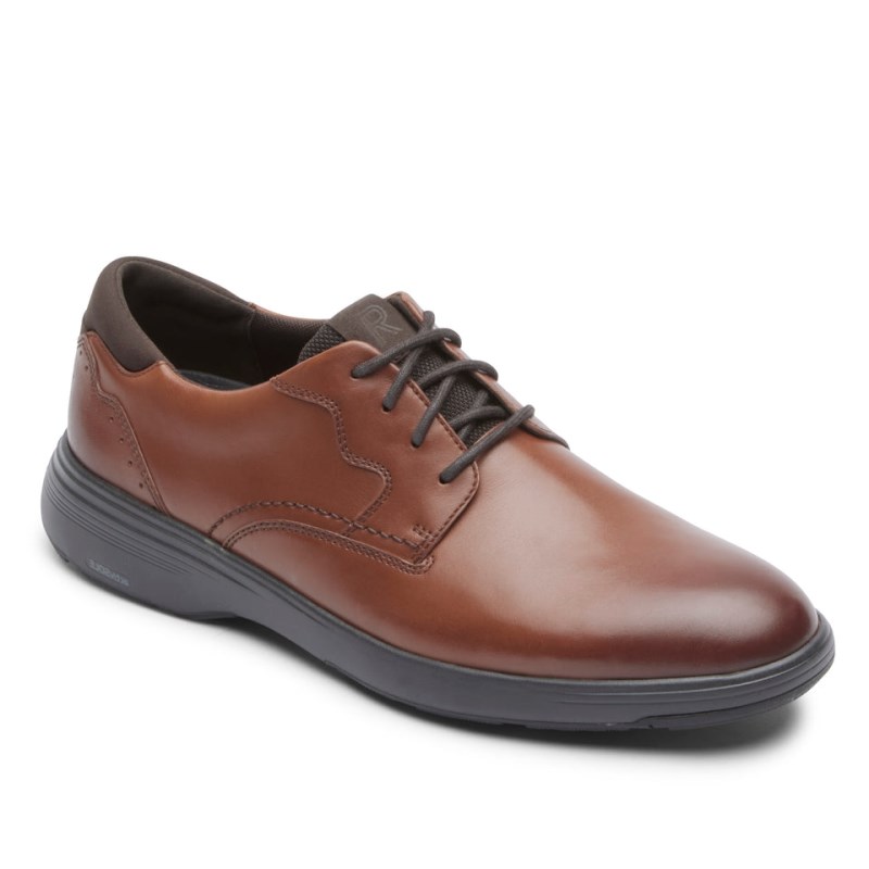 Men Rockport Noah Oxford Shoes Brown USA | AV4-31853