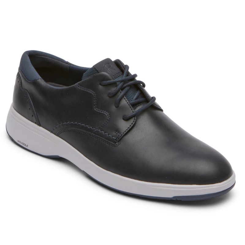 Men Rockport Noah Oxford Shoes Navy USA | EU8-91789