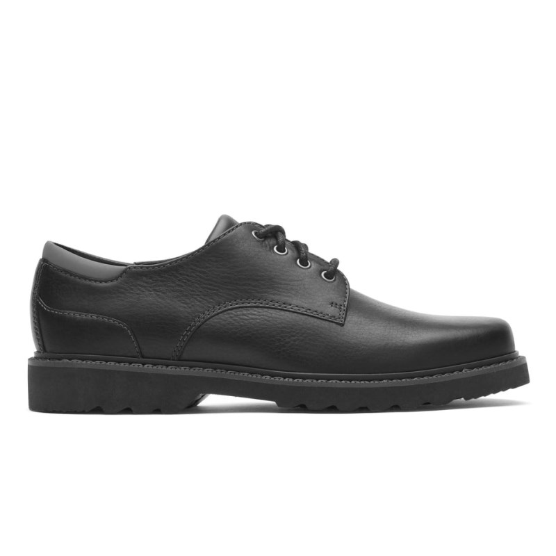 Men Rockport Northfield Waterproof Oxford Shoes Black USA | NF7-59675