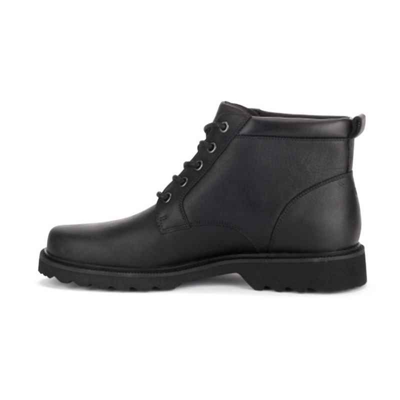 Men Rockport Northfield Waterproof Plain Toe Work Boots Black USA | BT7-15811