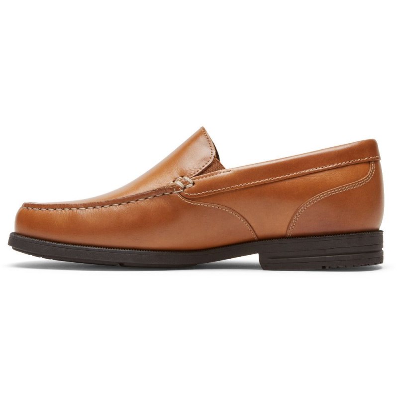 Men Rockport Preston Venetian Loafers Brown USA | VA3-48214