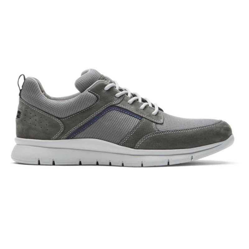 Men Rockport Primetime Casual Mudguard Sneakers Grey USA | JI5-60156