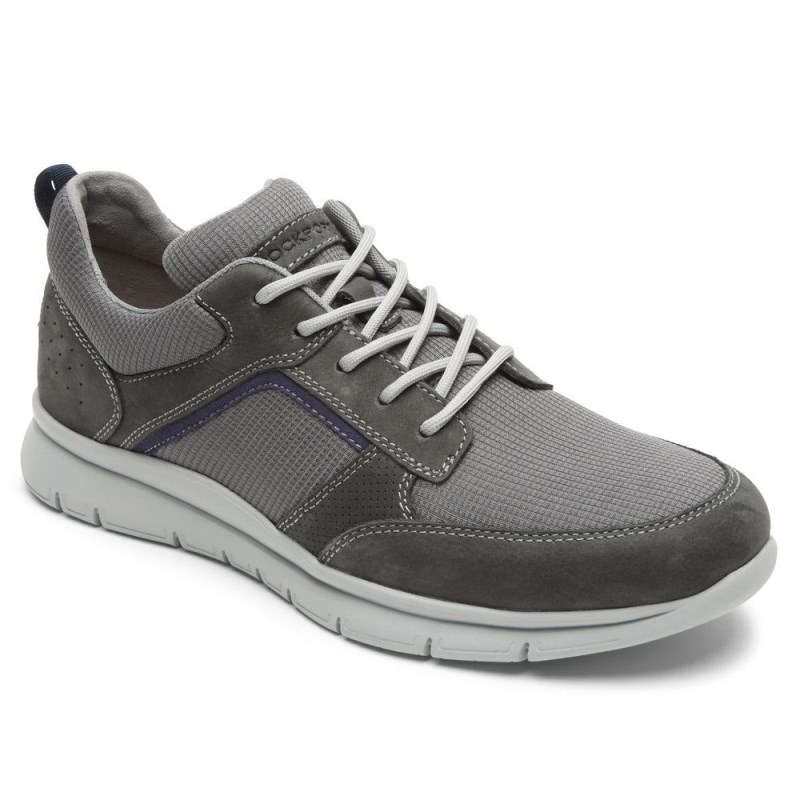 Men Rockport Primetime Casual Mudguard Sneakers Grey USA | JI5-60156