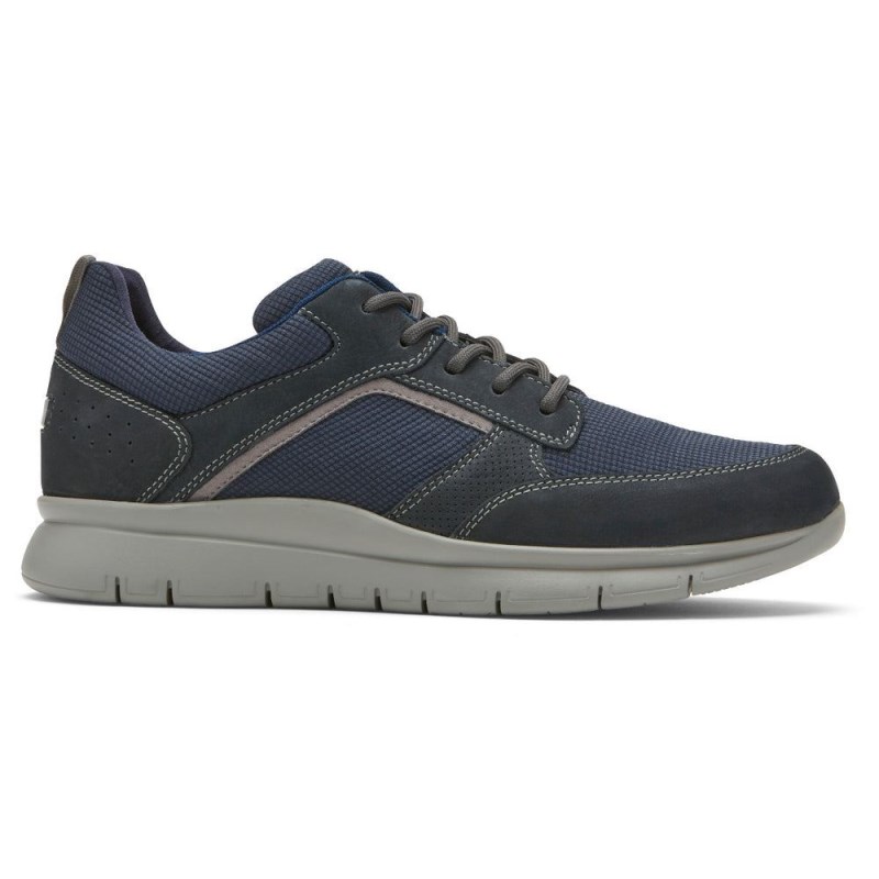 Men Rockport Primetime Casual Mudguard Sneakers Navy USA | MM9-57335