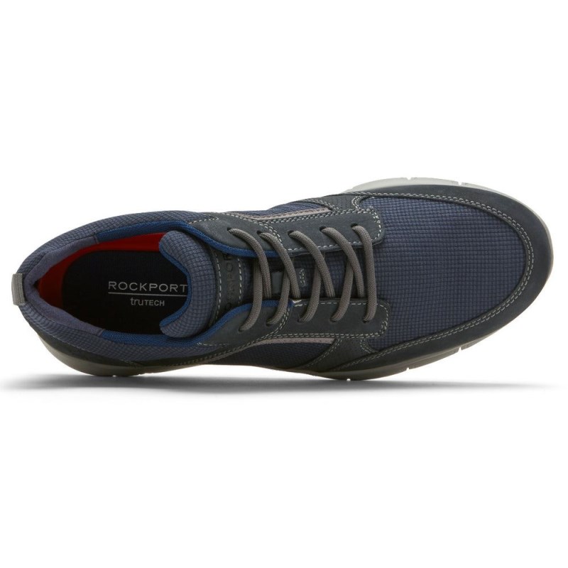 Men Rockport Primetime Casual Mudguard Sneakers Navy USA | MM9-57335