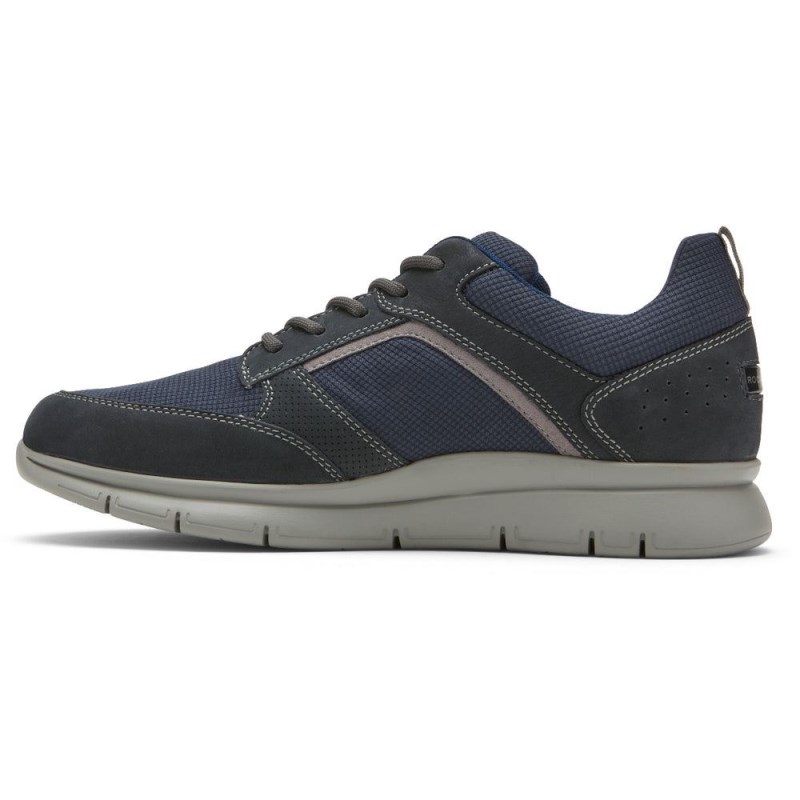 Men Rockport Primetime Casual Mudguard Sneakers Navy USA | MM9-57335