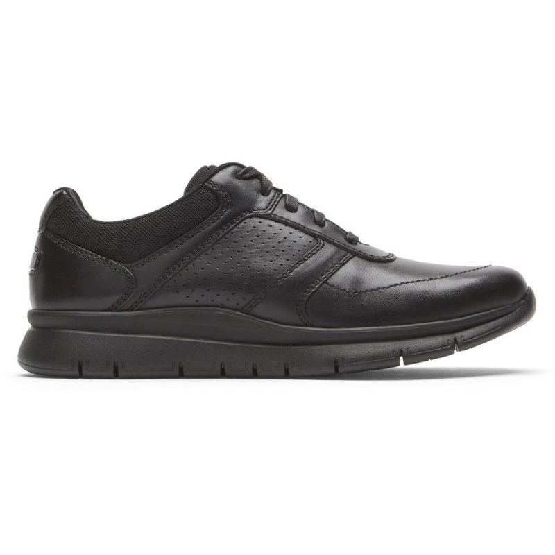 Men Rockport Primetime Casual Sneakers Black USA | DB1-46384