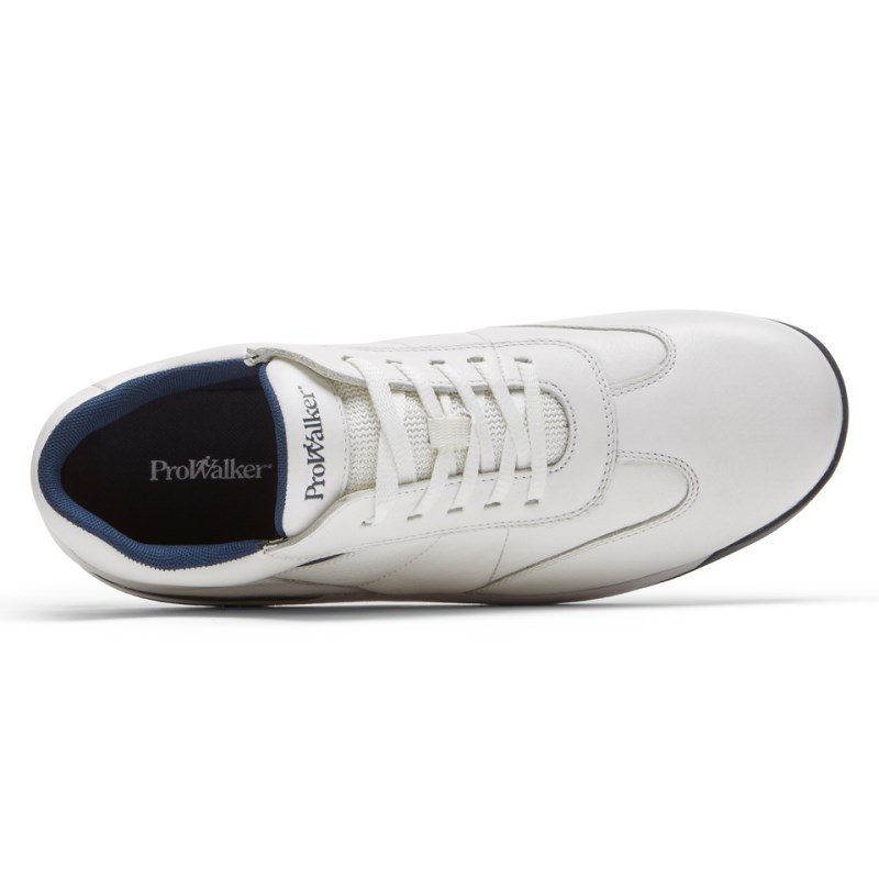 Men Rockport ProWalker 7200 Plus Active Sneakers White USA | RK5-16121