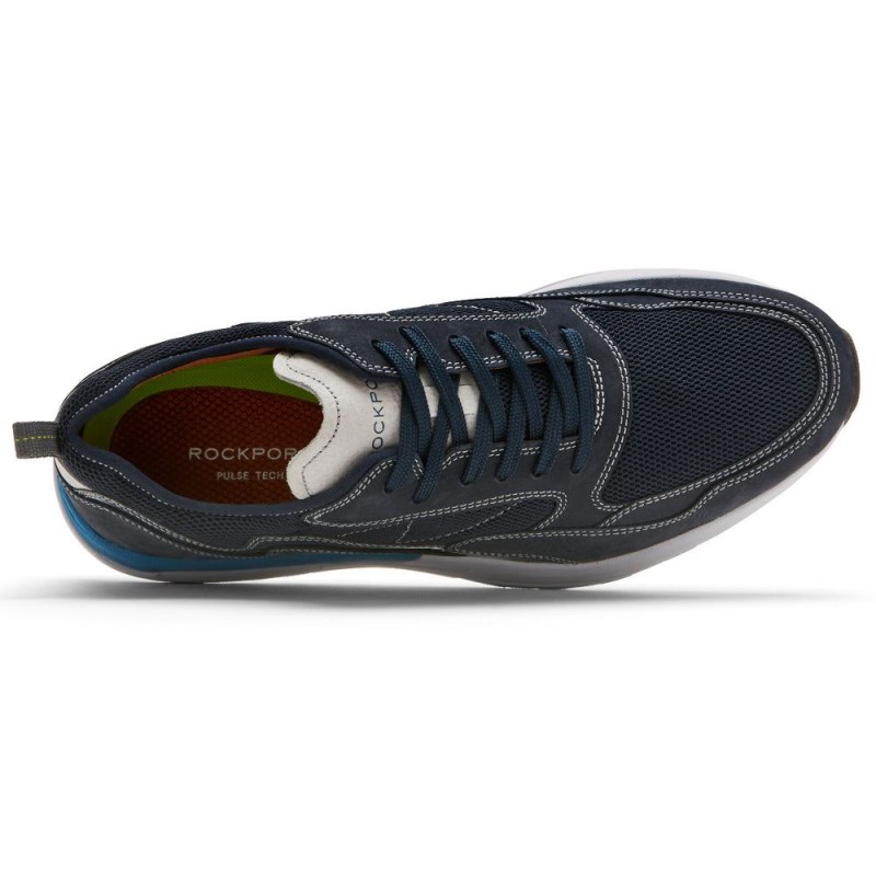 Men Rockport PulseTech Sport Ubal Sneakers Navy USA | JE3-95619