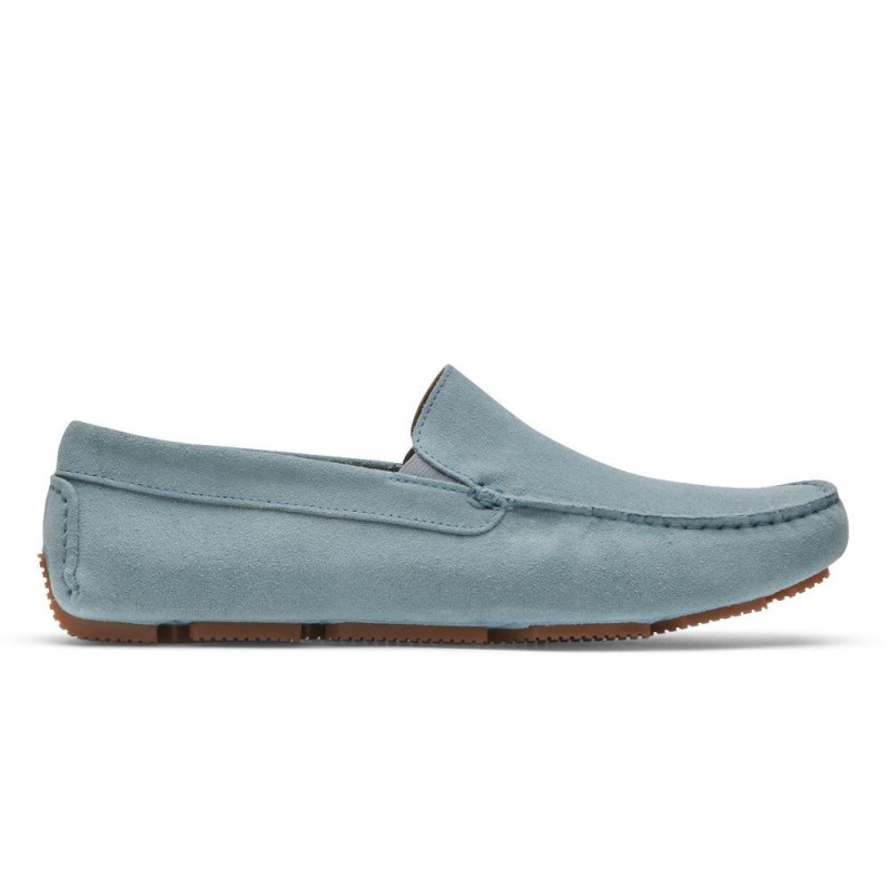 Men Rockport Rhyder Venetian Loafers Light Blue USA | RK3-31293