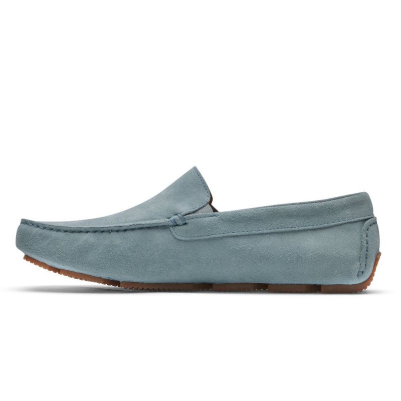 Men Rockport Rhyder Venetian Loafers Light Blue USA | RK3-31293