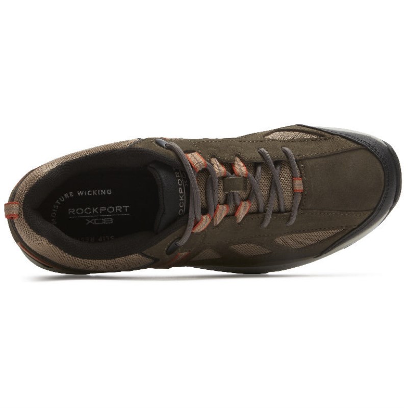 Men Rockport Rock Cove Lace-Up Walking Shoes Green USA | KT1-33383