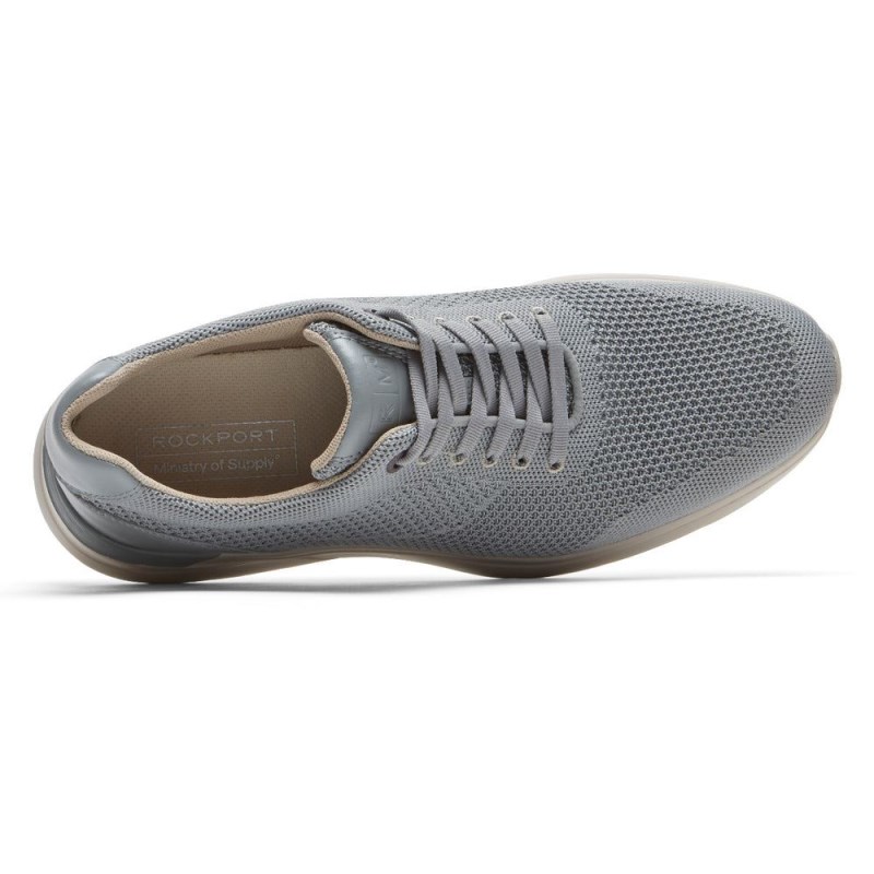 Men Rockport Rockport + Ministry of Supply Total Motion R+M Sneakers Grey USA | IO0-58155