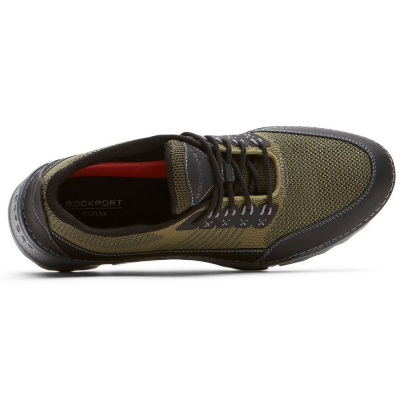 Men Rockport Rocsports Sneakers Green/Black USA | IB9-09890