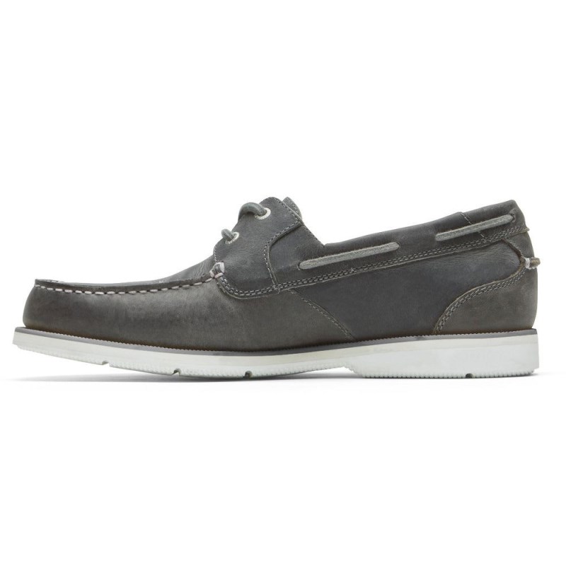 Men Rockport Southport Boat Shoes Grey USA | VE2-14091