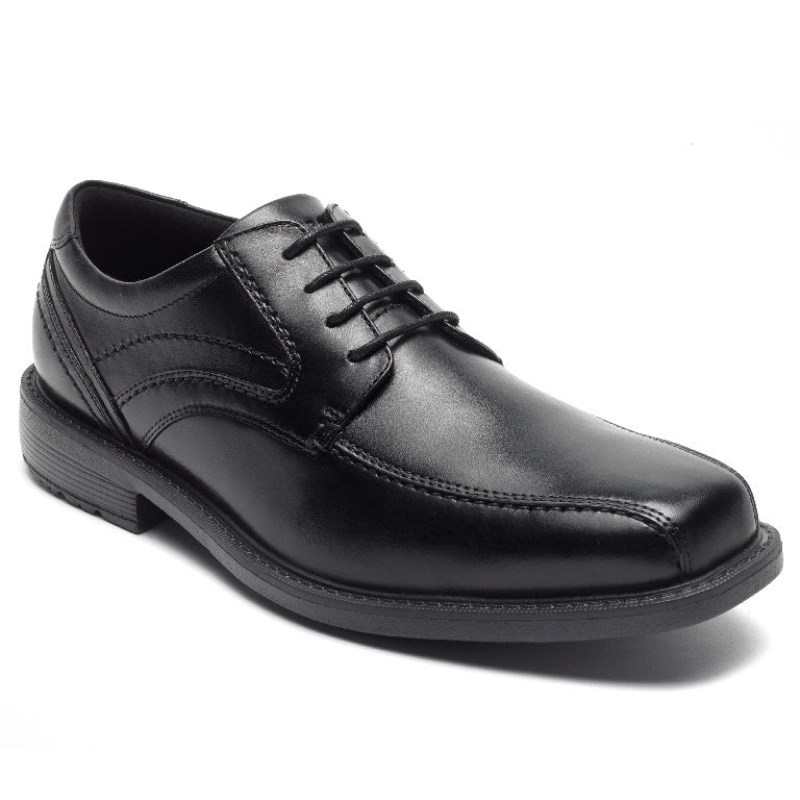 Men Rockport Style Leader 2 Bike Toe Oxford Shoes Black USA | XX7-10581